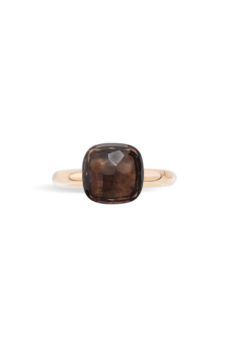 Pomellato Nudo Classic Smoky Quartz Ring, Alternate, color, Gold