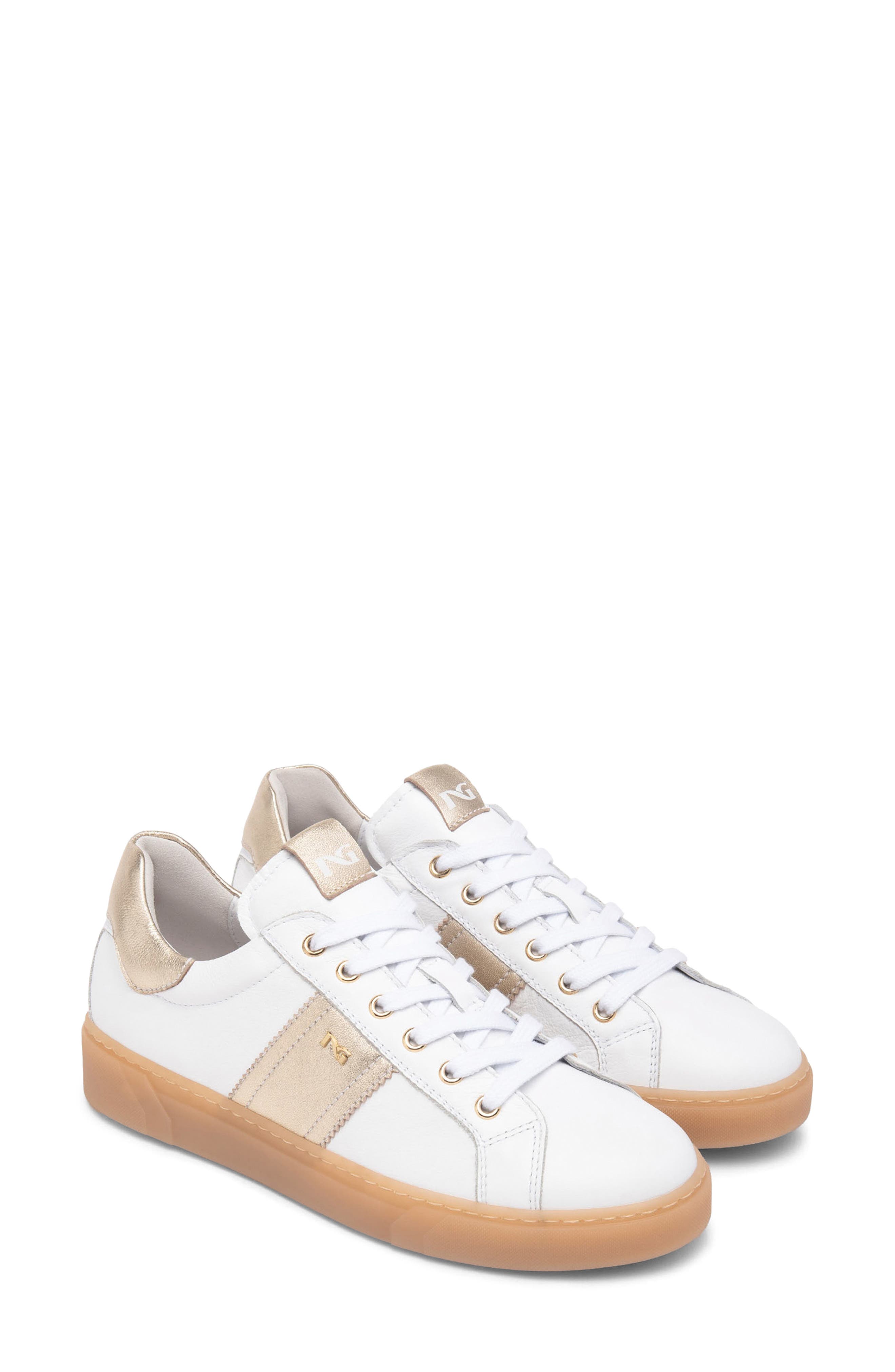 NeroGiardini Low Top Sneaker, Main, color, White