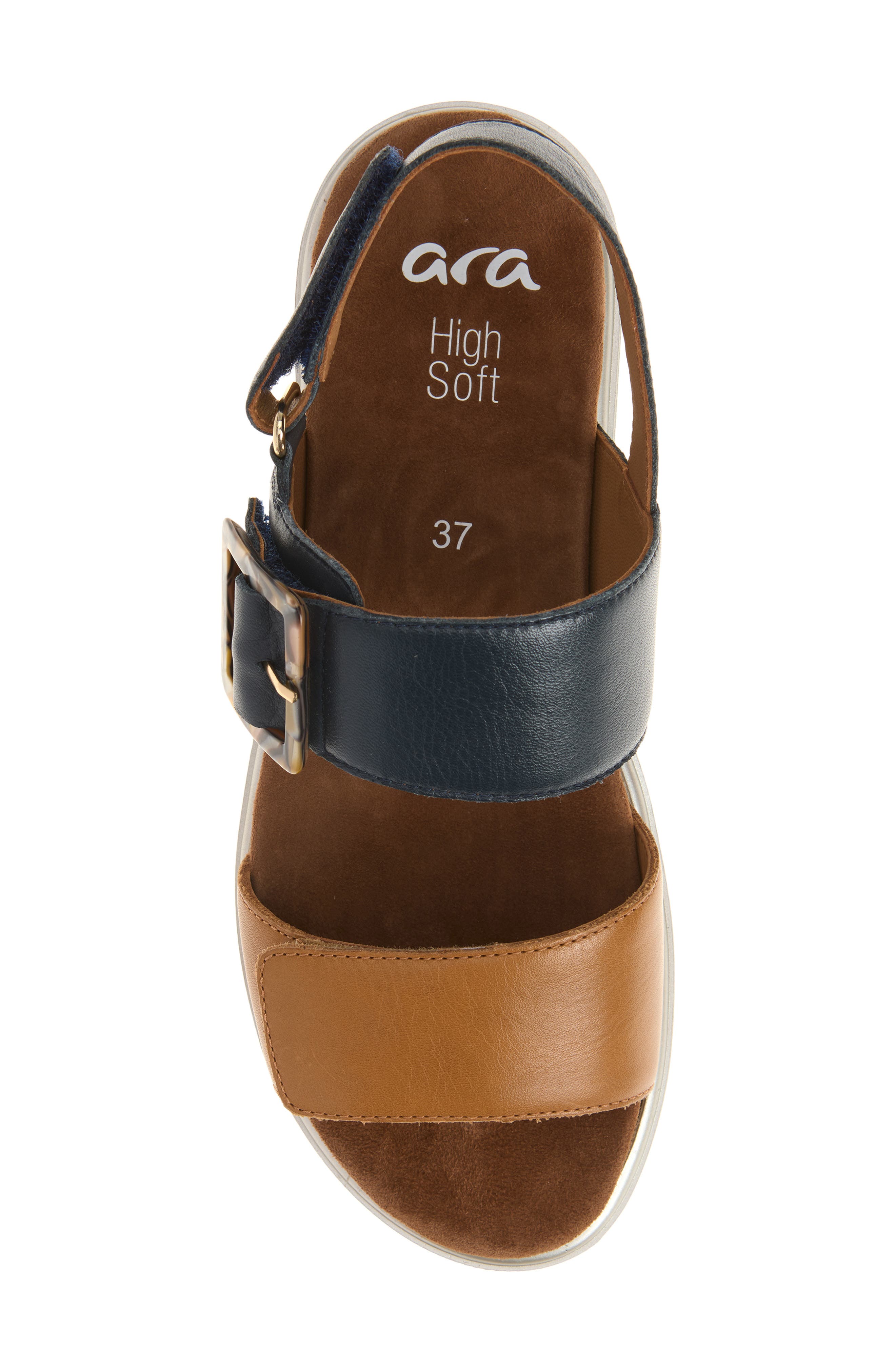 Marbella Slingback Platform Sandal, Alternate, color, BROWN