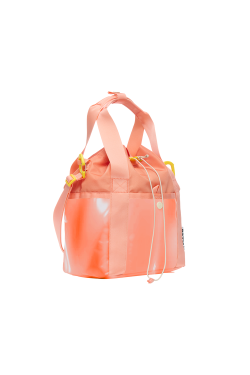 Baboon To The Moon Go-tote Bucket 9l In Sunset Coral