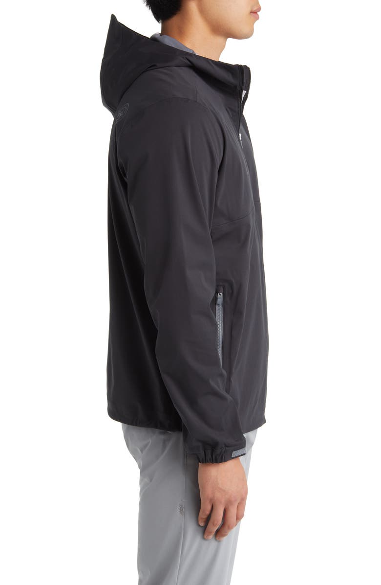 Peter Millar Kinetic Performance Waterproof Half-Zip Hoodie, Alternate, color, 