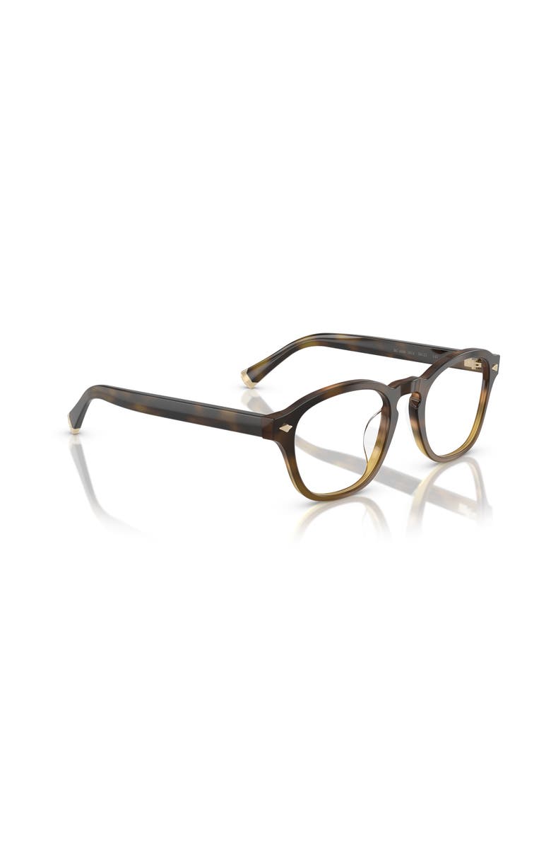 Brunello Cucinelli 50mm Square optical glasses, Alternate, color, Green