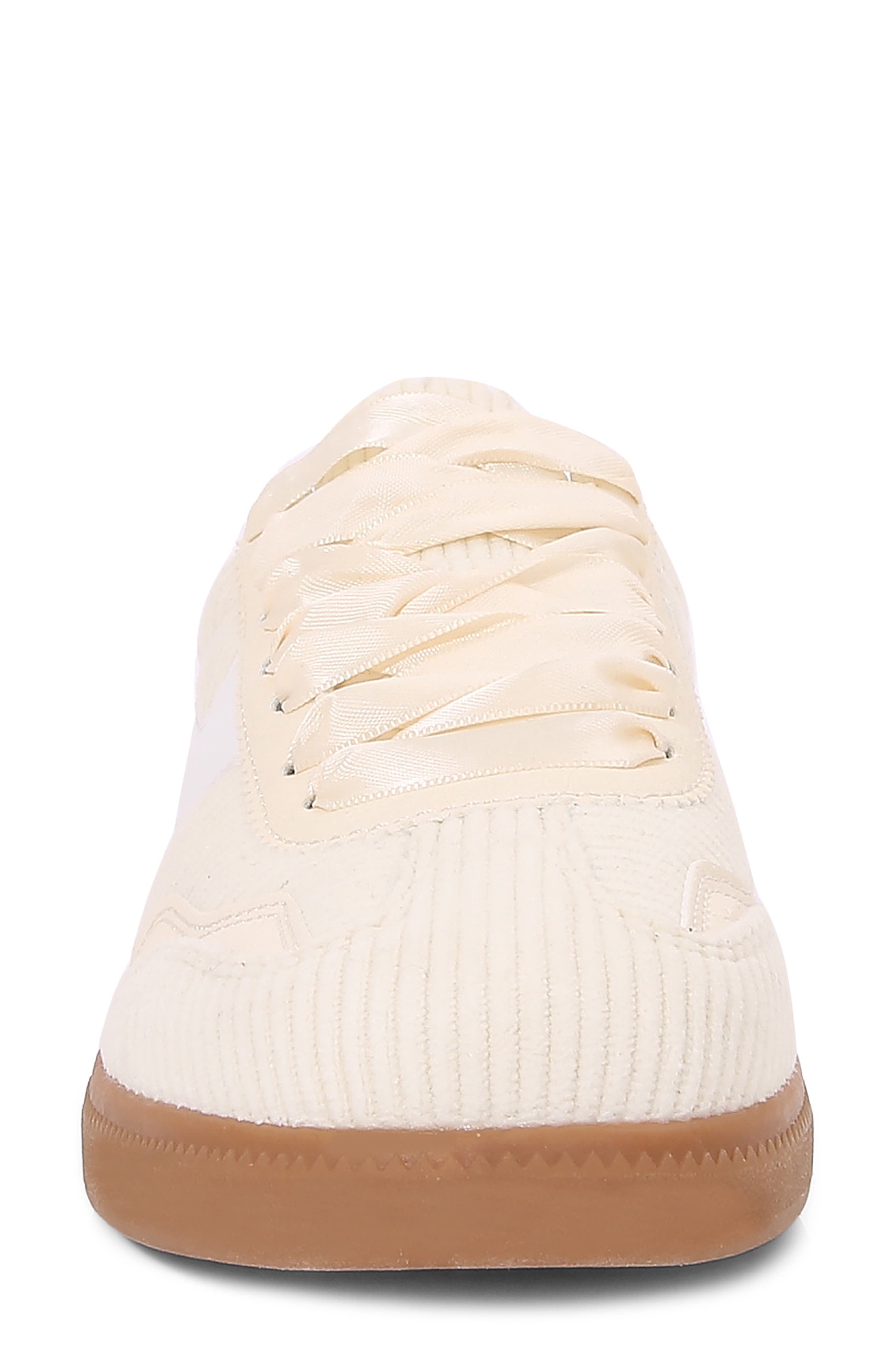 Corduroy Lace Up Sneaker, Alternate, color, BEIGE