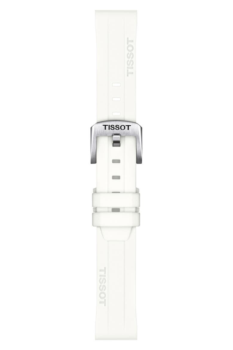Seastar 1000 Chronograph Grayscale Silicone Strap Watch, 38mm, Alternate, color, GREY GRADIENT