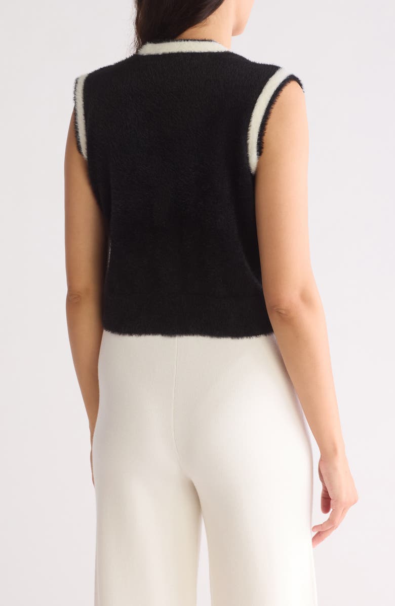 BY DESIGN Snow Eyelash Knit Vest, Alternate, color,