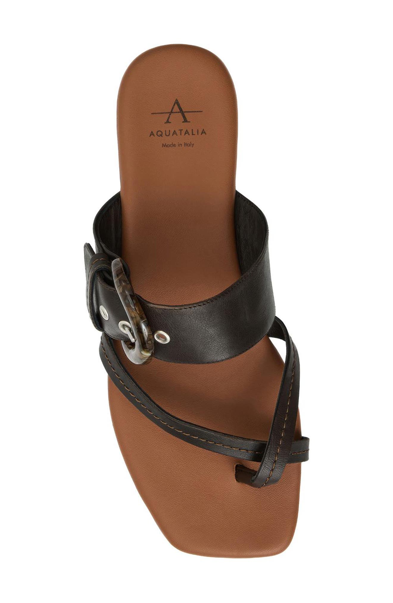 Asti Weatherproof Slide Sandal, Alternate, color, ESPRESSO LEATHER