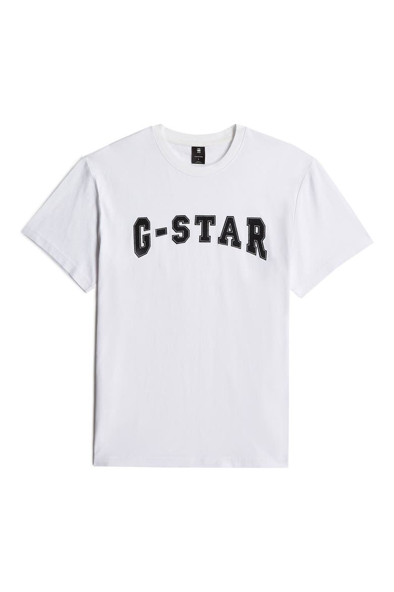 Felt Logo Organic Cotton T-Shirt, Alternate, color, WHITE