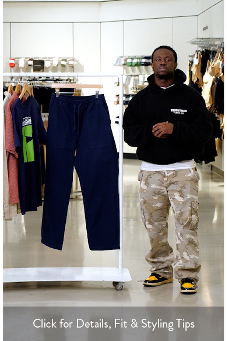 Cotton Canvas Chef Pants video