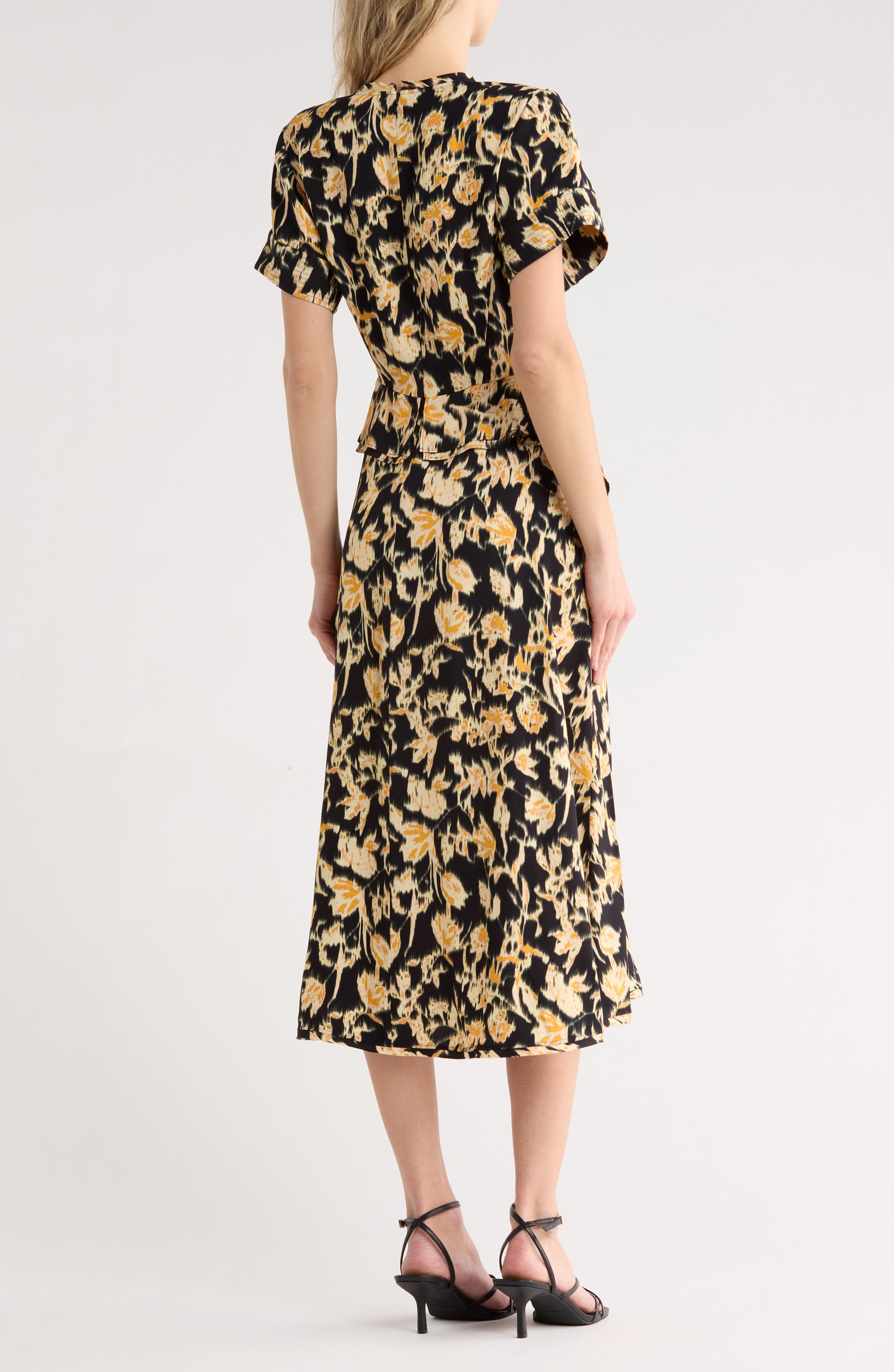 Nadya Short Sleeve Midi Dress - image 2