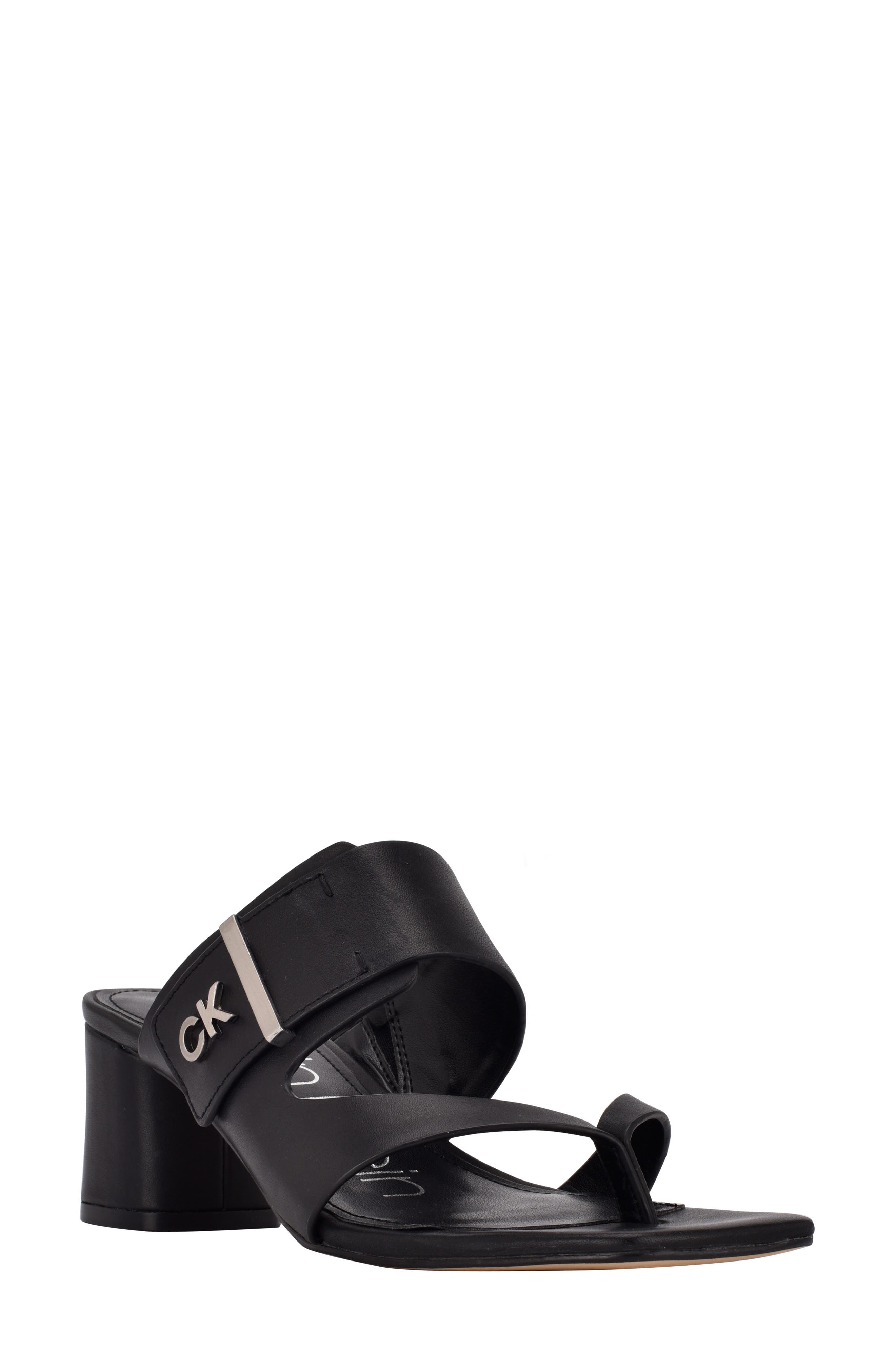 Calvin Klein Briella Block Heel Sandal, Main, color, 