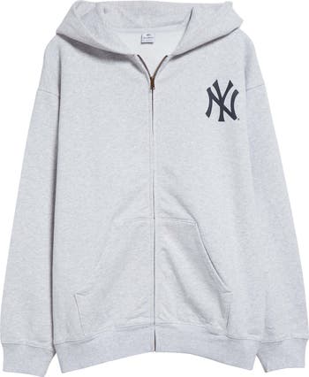 Sporty & Rich Yankees Serif Graphic Zip Hoodie | Nordstrom