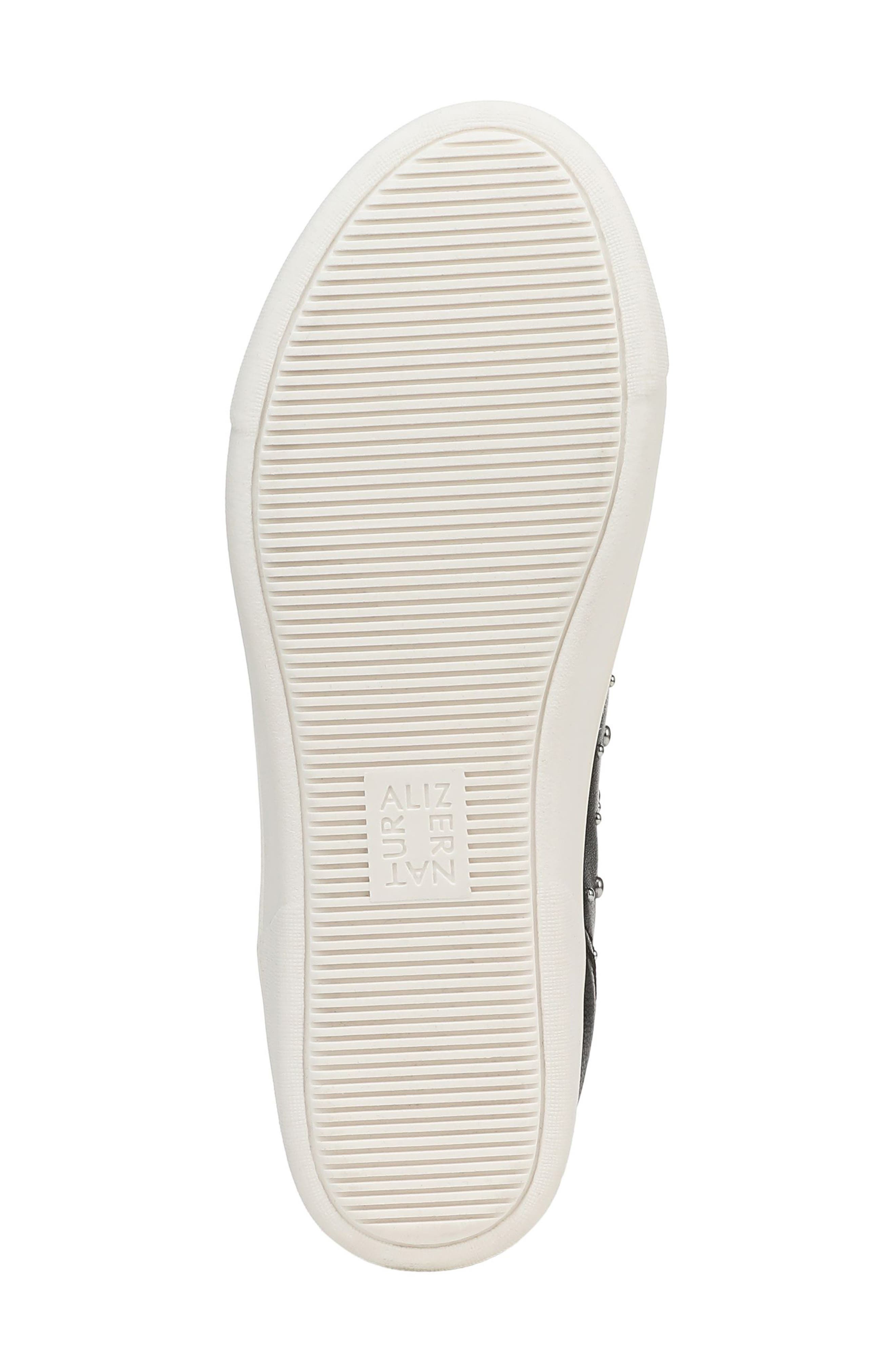 Naturalizer Morrison Stud Sneaker, Alternate, color, Black