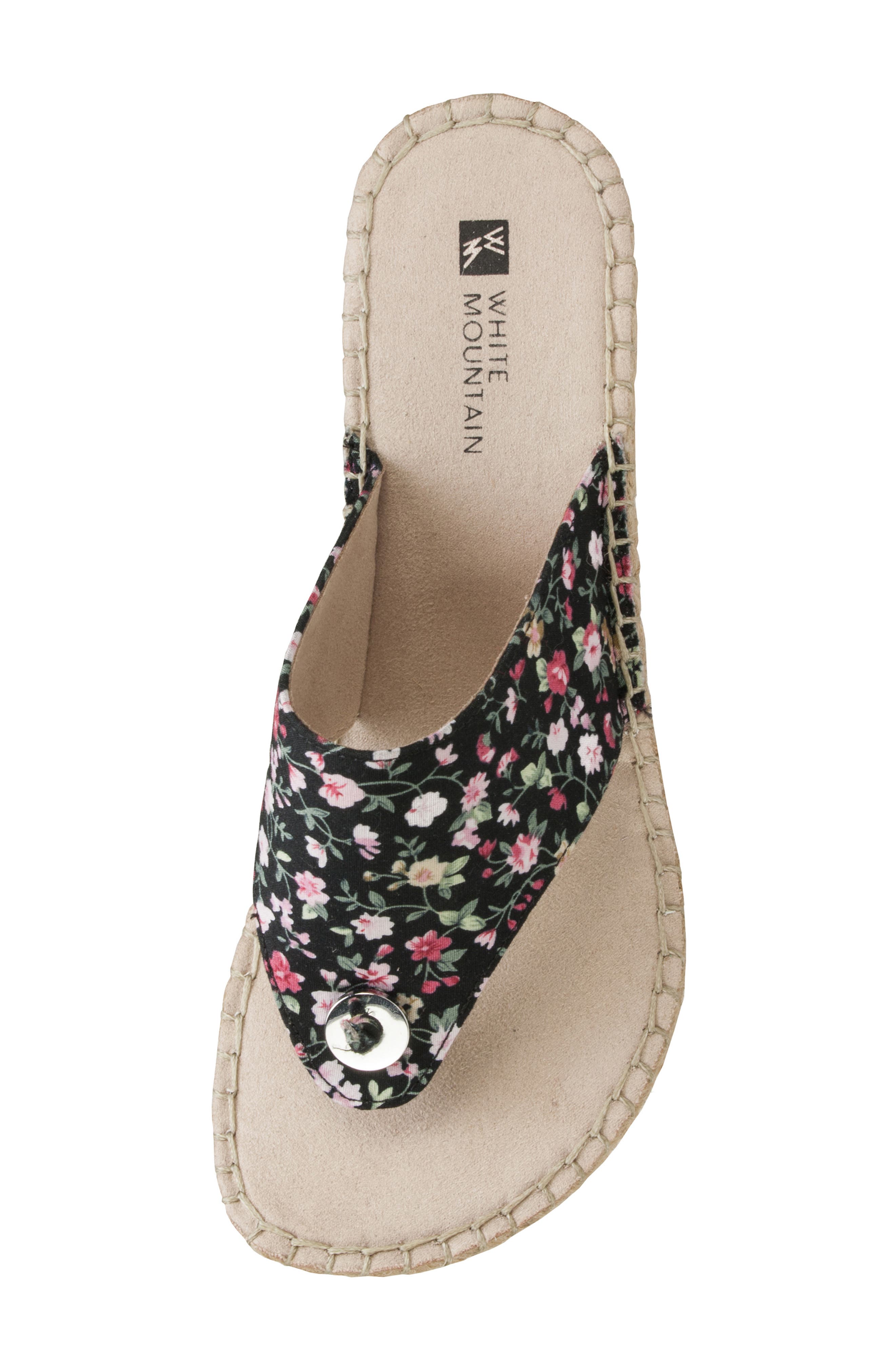 White Mountain Footwear Beachball Espadrille Wedge Sandal, Alternate, color, 