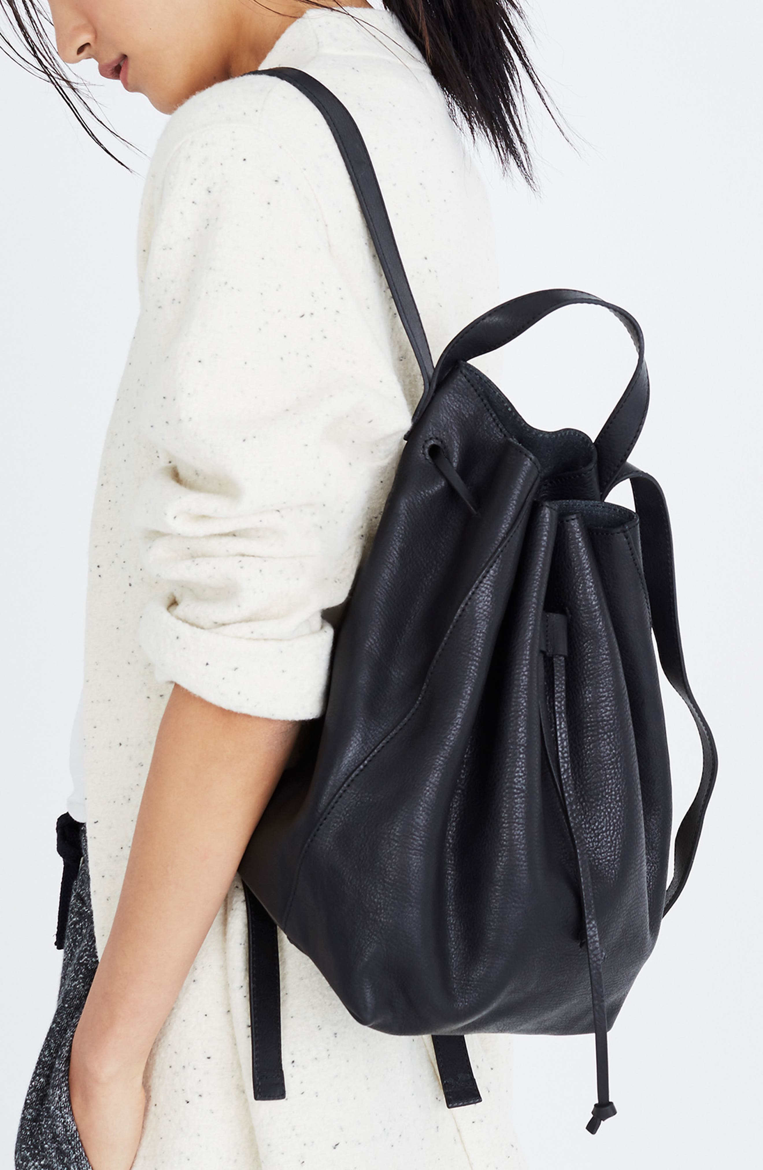 Madewell Somerset Leather Backpack, Alternate, color, 