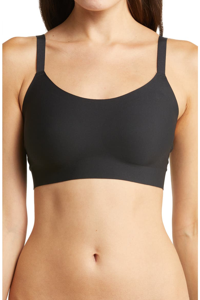 Stay Dry Comfort Bralette, Main, color, BLACK