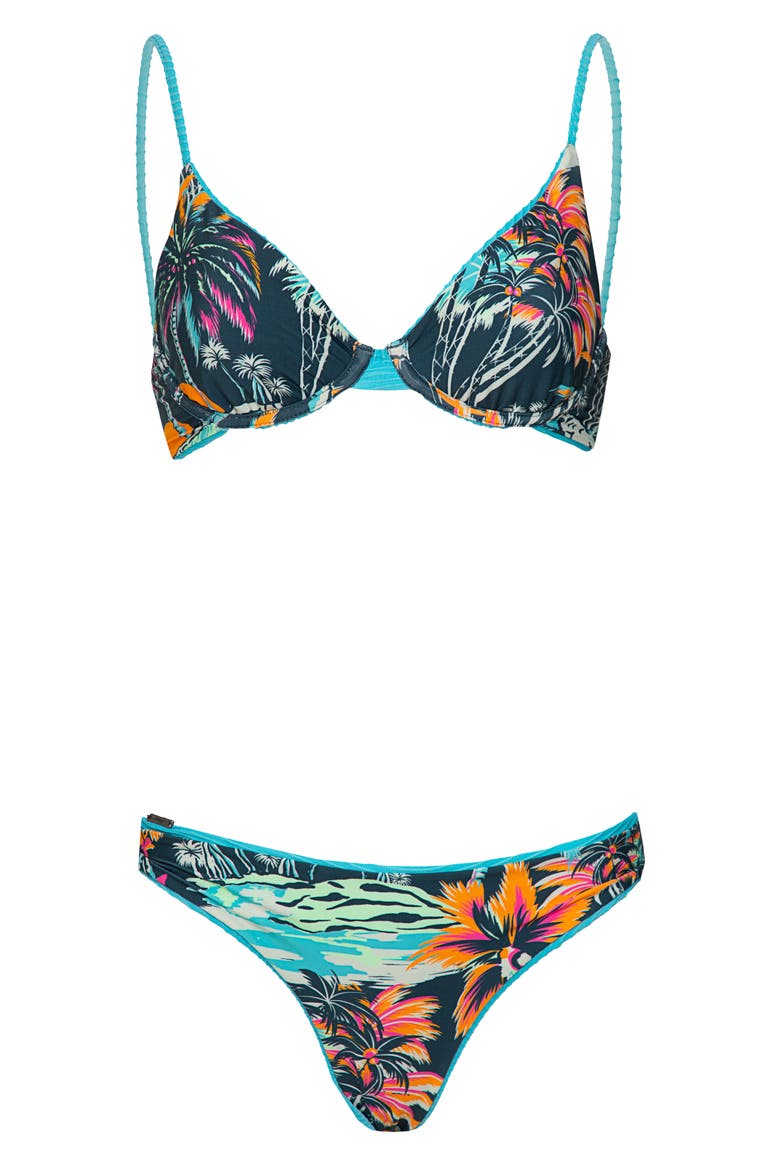 Dainty Reversible Bikini Top, Alternate, color, BLUE