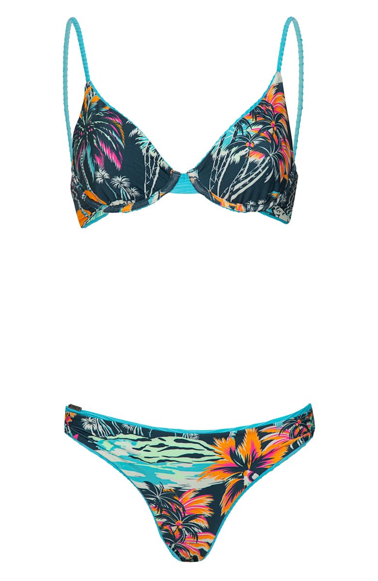 Maaji Dainty Reversible Bikini Top, Alternate, color, Blue