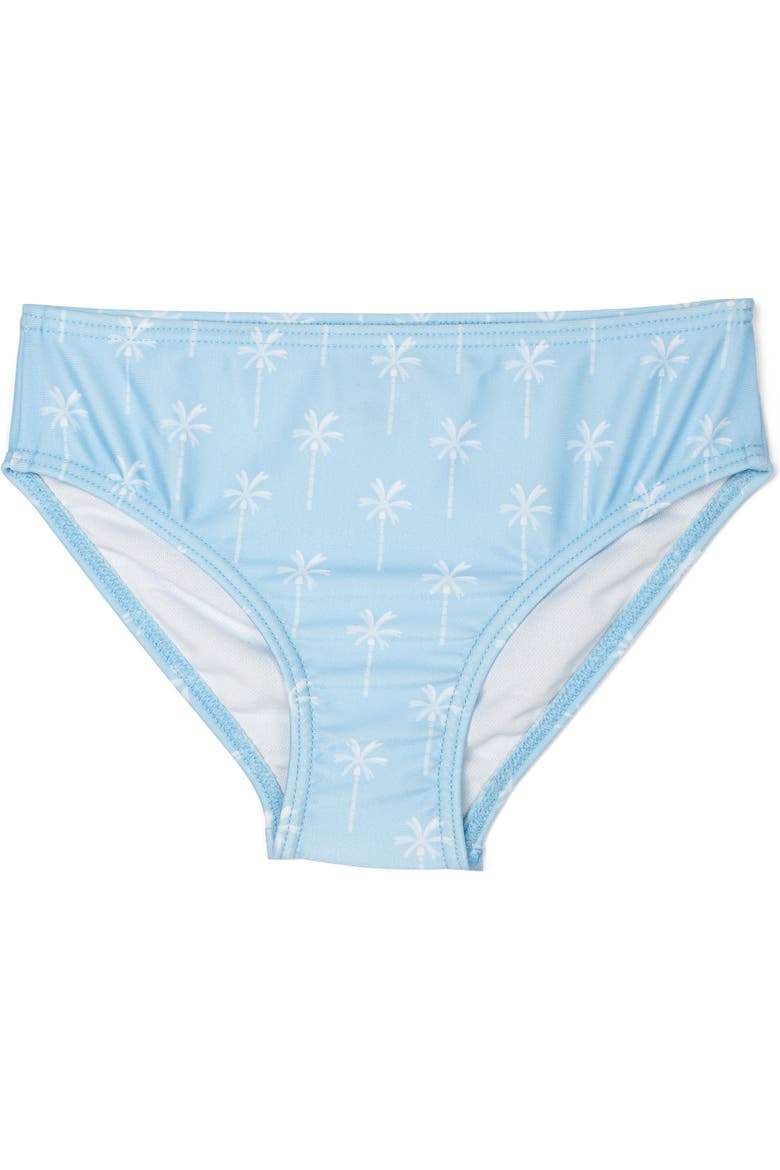Swimwear 2-Piece Rash Guard and Bikini Set, Alternate, color, Bluey Bingo Palm Blue