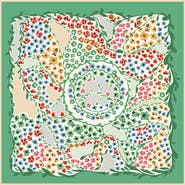 Jessie Zhao New York Double Sided Silk Scarf of Garden