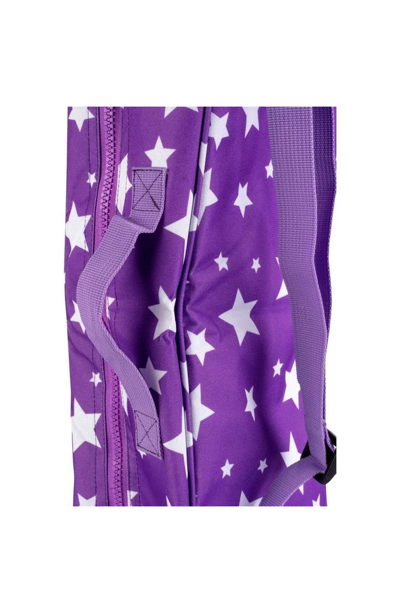 Dress Along Dolly Purple Star Doll Storage Carrying Case for 18" Girl Dolls, Alternate, color, Purple