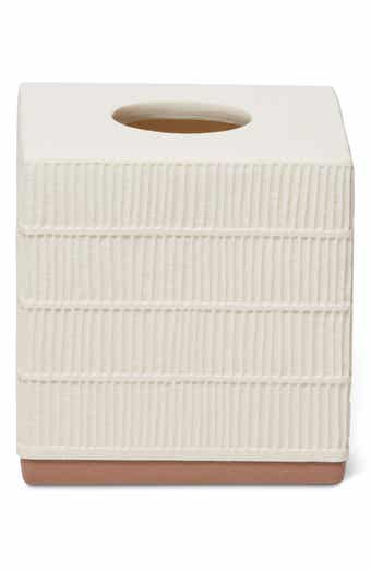 ROSELLI TRADING COMPANY Cream Resin Tissue Cover