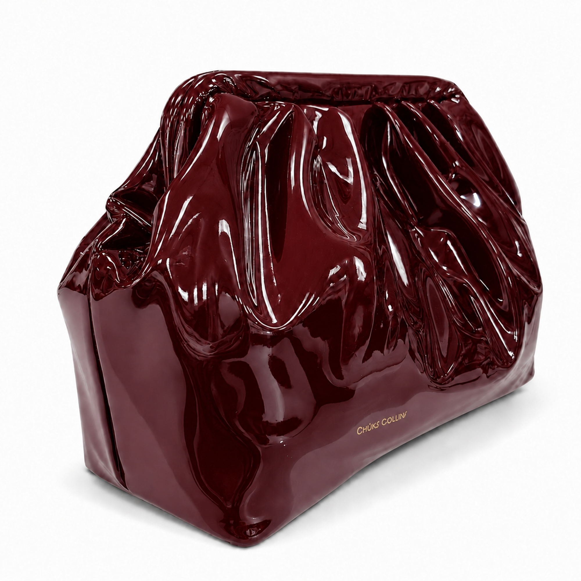 The Eden Gather Clutch, Alternate, color, Pomegranate