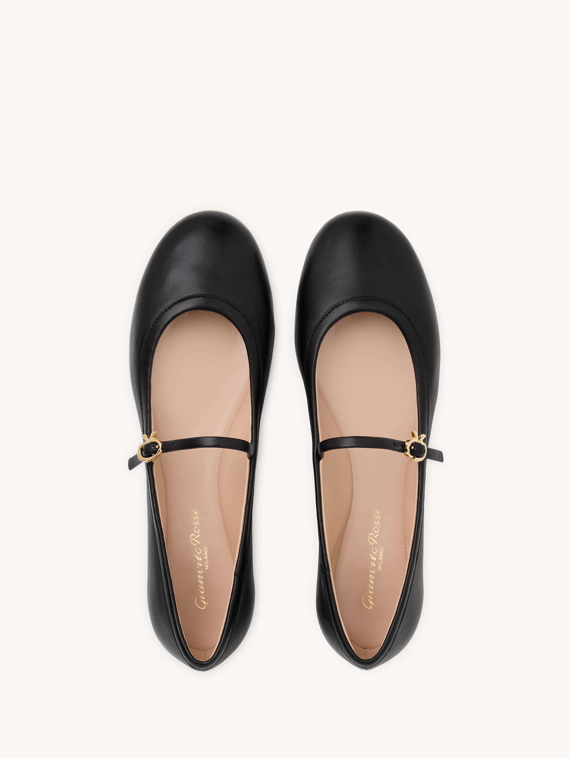Gianvito Rossi Carla Ballerina, Alternate, color, Black