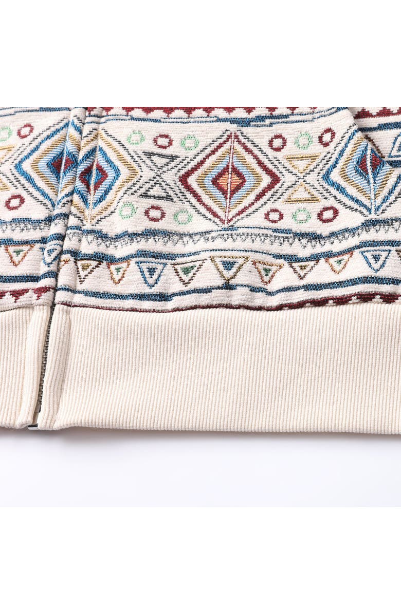 VERYRARE Tribal Pattern Hoodie, Alternate, color, Grey