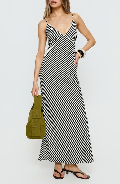 Lesondo V-Neck Maxi Dress