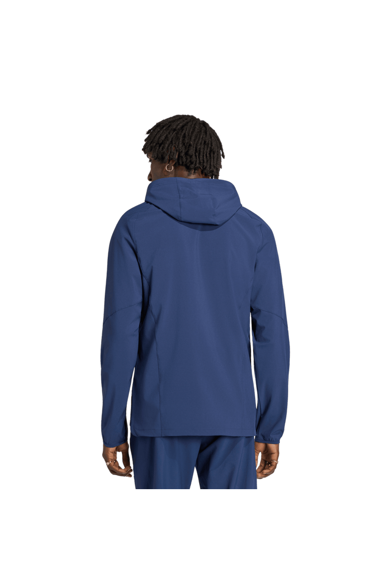 Men's adidas  Navy St. Louis CITY SC Tiro Travel Full-Zip Hooded Windbreaker, Alternate, color, Navy