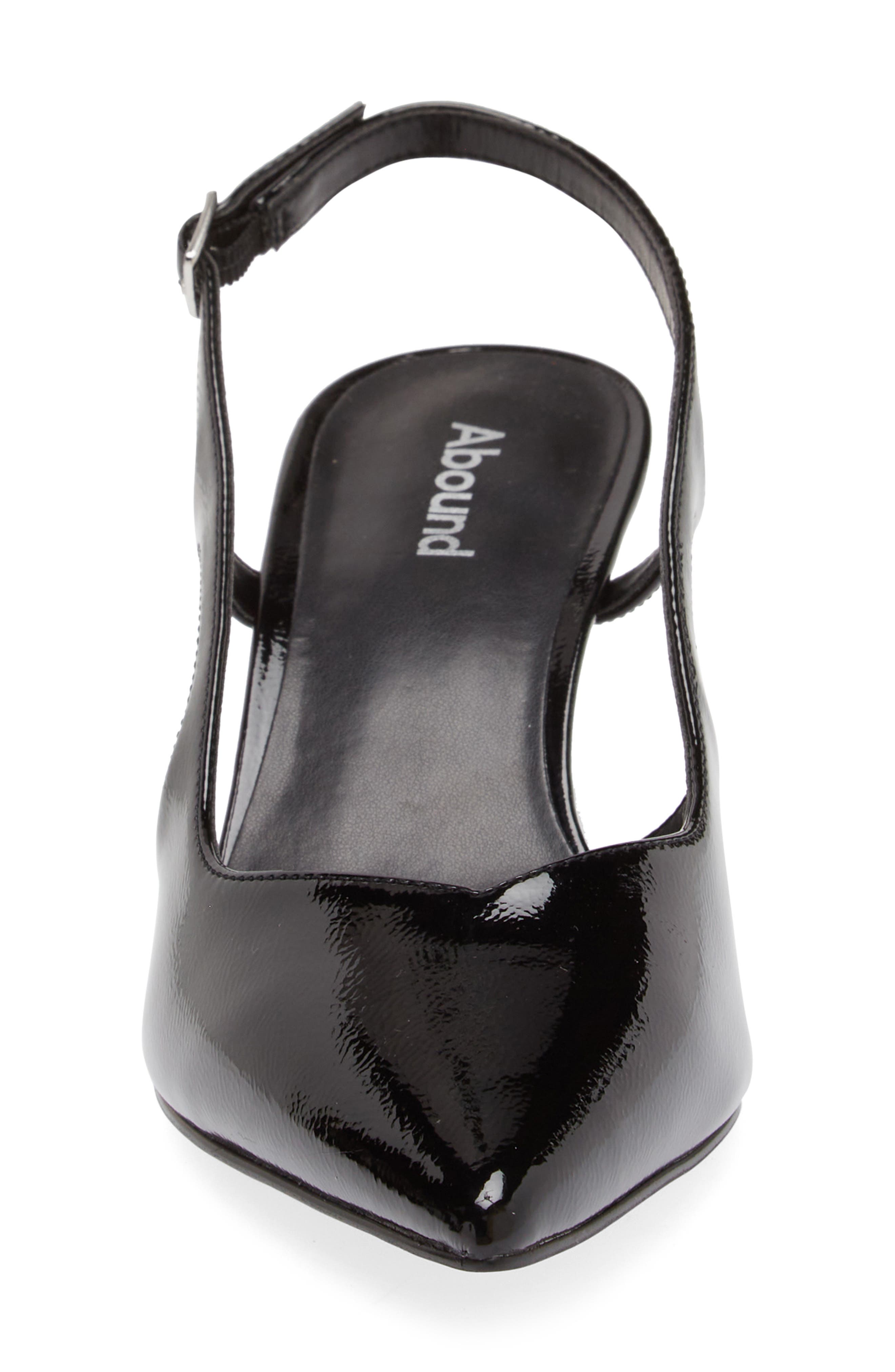Abound Tonia Slingback Pump, Alternate, color, Black Patent