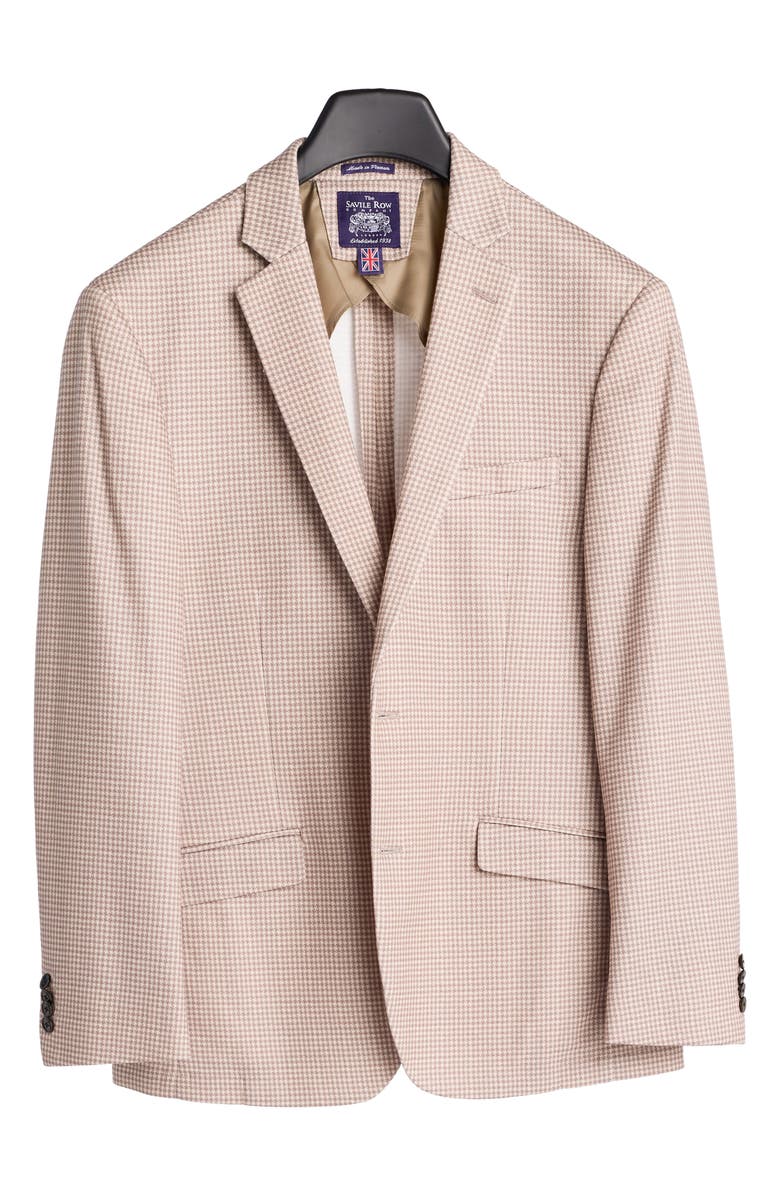 SAVILE ROW CO Houndstooth Sport Coat, Alternate, color, Tan