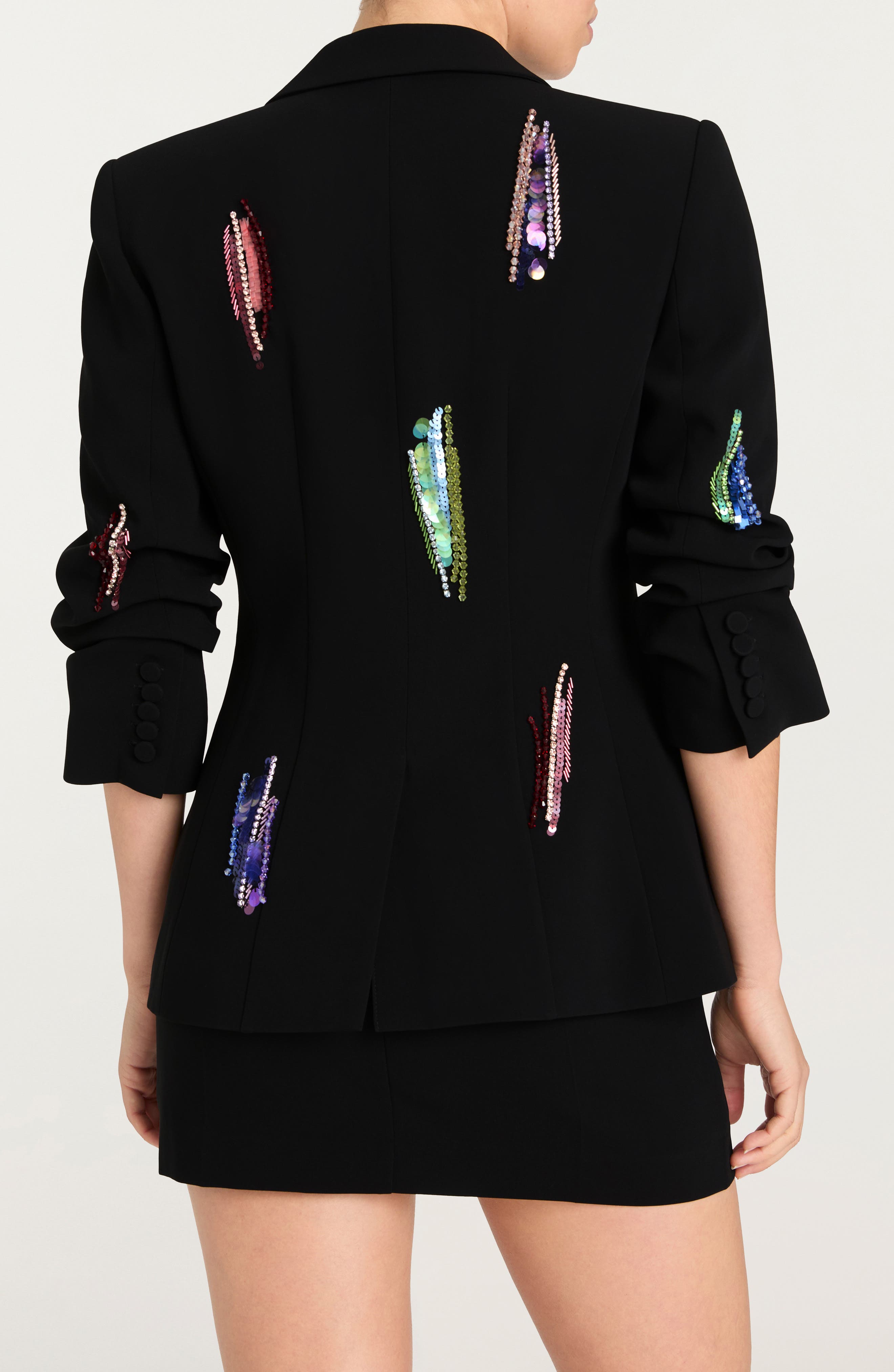 Sequin & Paillette Detail Jacket - image 2