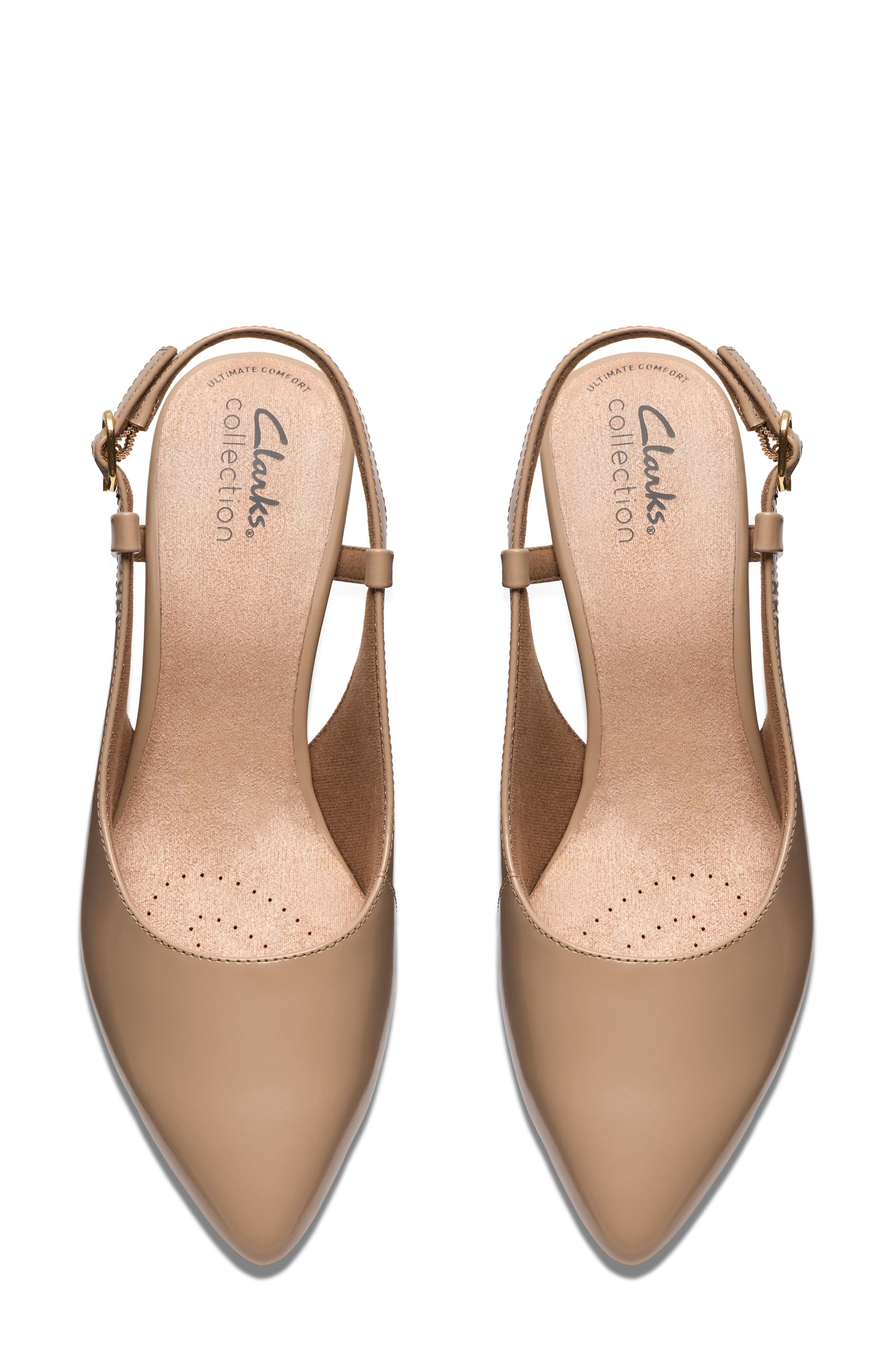 Kepley Lane Slingback Pump, Alternate, color, BEIGE LEATHER