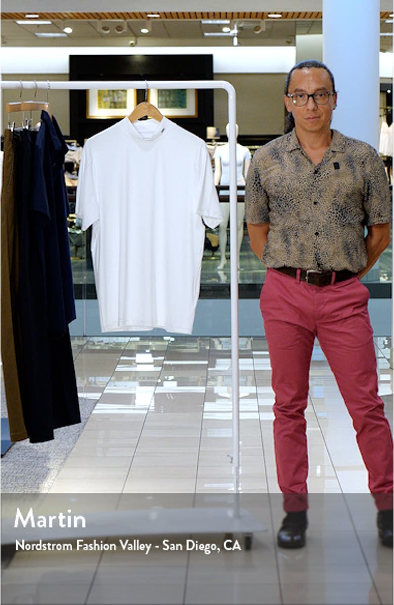 Momentum Performance Short Sleeve Mock Neck Golf Top, sales video thumbnail