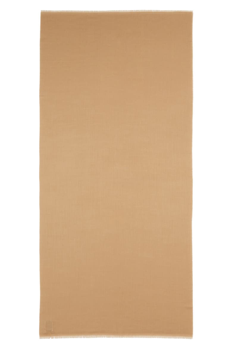 Mercerized Wool Fringe Scarf, Alternate, color, HAZEL