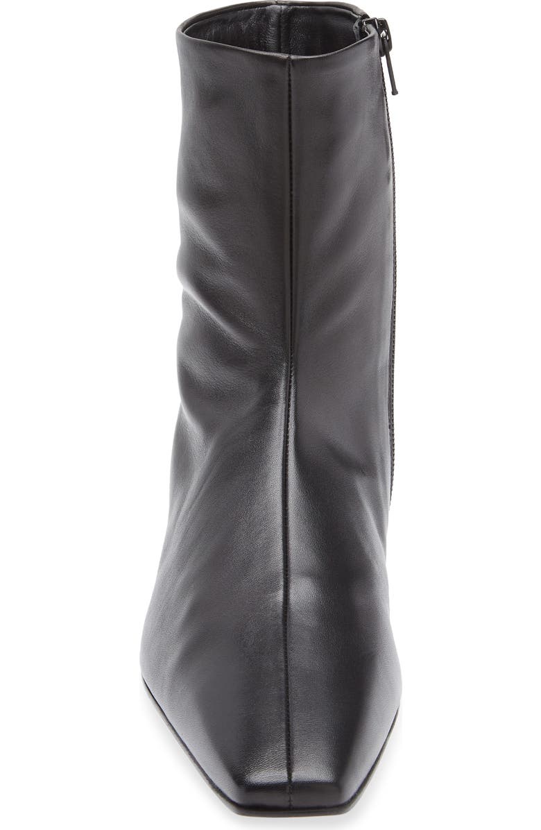 TOTEME Flat Side Zip Bootie, Alternate, color, Black