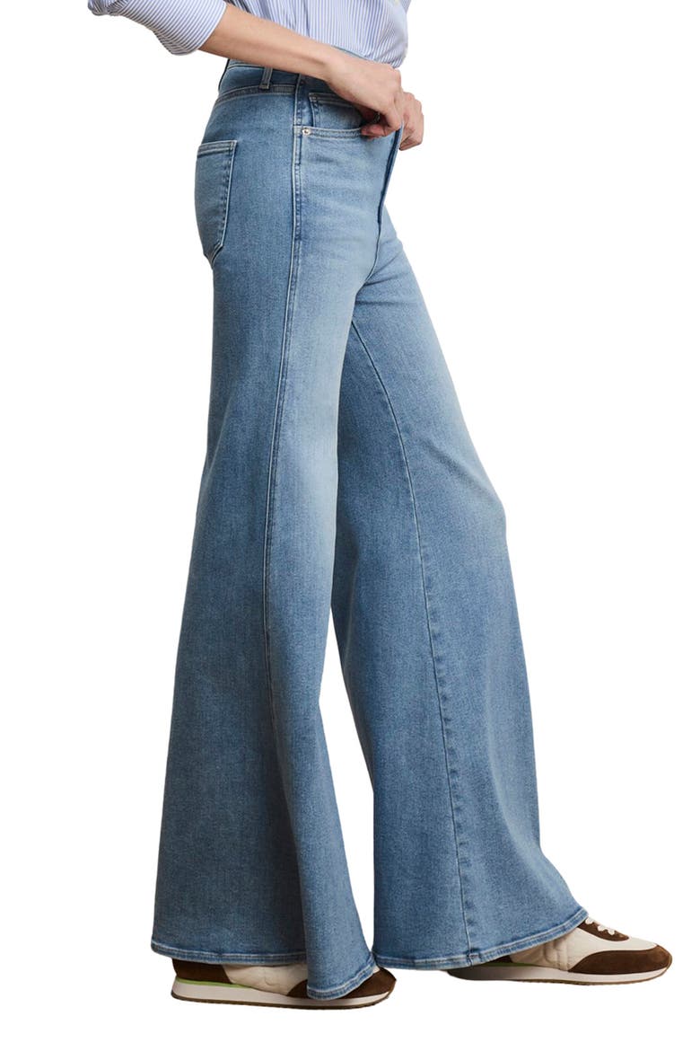 Jesse Hight Waist Ultra Flare Leg Jeans, Alternate, color, BIG SPLASH