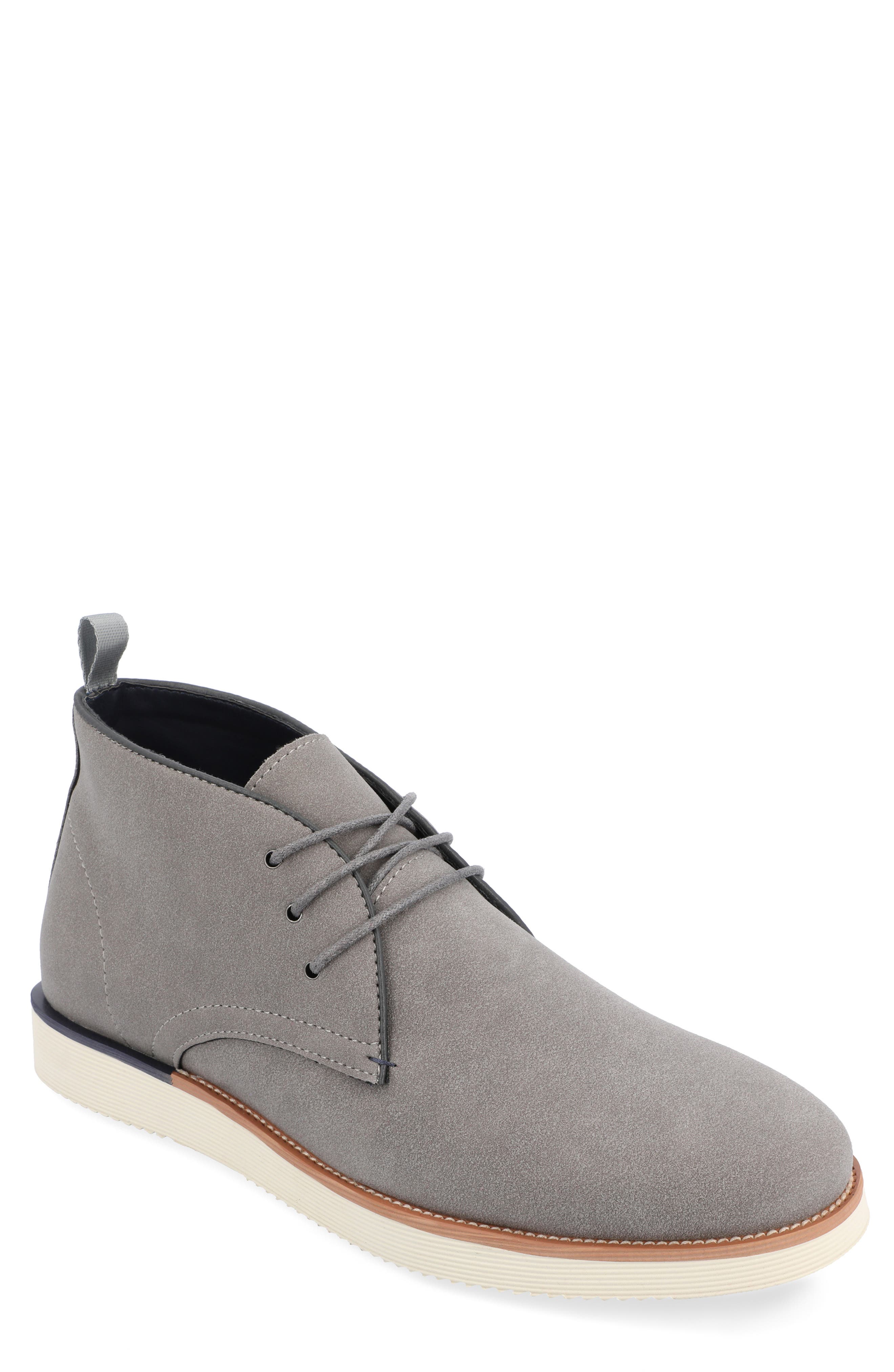 VANCE CO Jimmy Plain Toe Vegan Leather Chukka Boot, Main, color, 