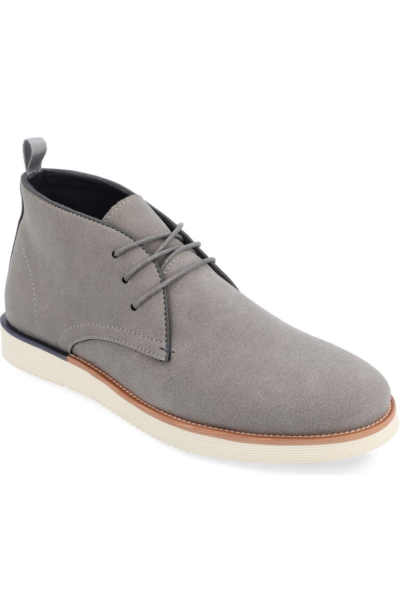 VANCE CO Jimmy Plain Toe Vegan Leather Chukka Boot, Main, color,