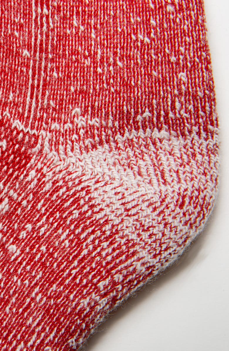 Druthers NYC Merino Wool House Sock, Alternate, color, Red