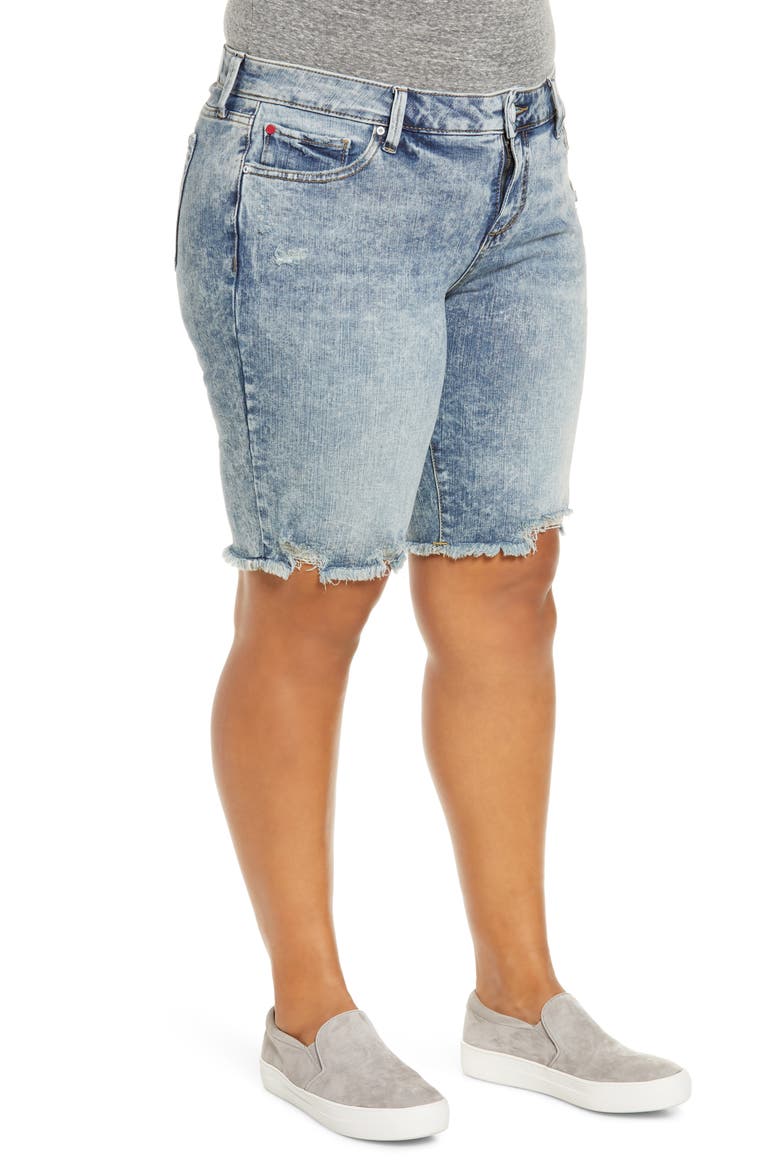 Cutoff Bermuda Shorts, Alternate, color, FLO