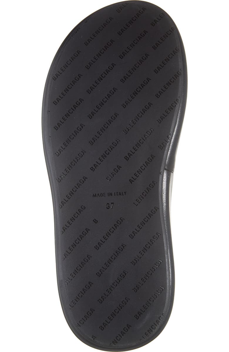 Balenciaga Rise Platform Slide Sandal, Alternate, color,