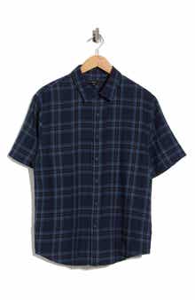 Vince Short Sleeve French Placket Shirt