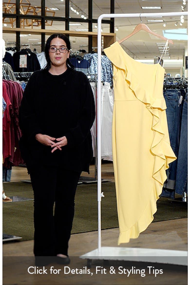 Ruffle One-Shoulder Cocktail Dress video