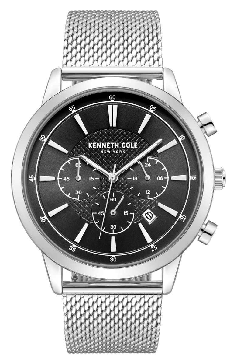 Kenneth Cole New York Dress Sport Watch Gift Set, Alternate, color, Silver