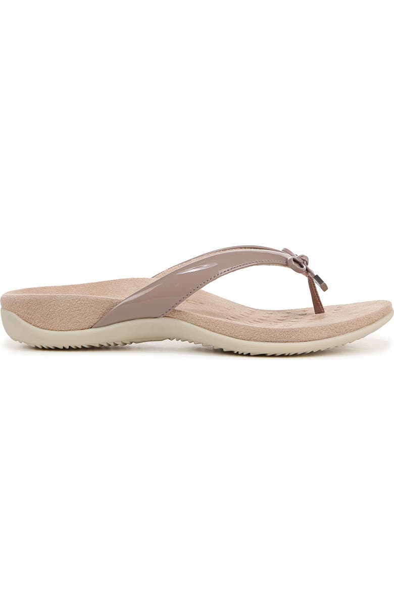 Vionic Bella II Flip Flop, Alternate, color, Magnolia Dusk Patent