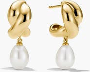 MEJURI Dôme Brioche Pearl Drop Earring
