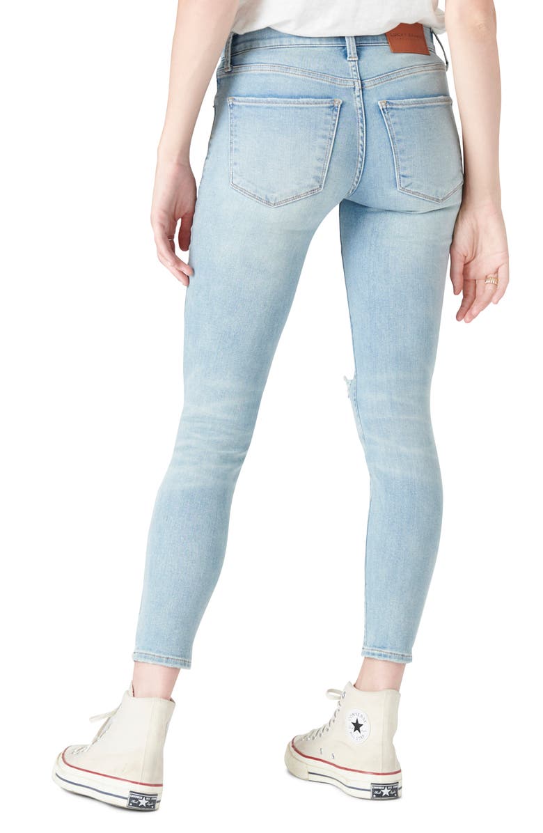 Lucky Brand Ava Ankle Skinny Jeans, Alternate, color, 