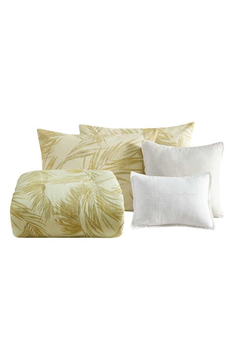 Canyon Palms Reversible Cotton Comforter & Sham Set
